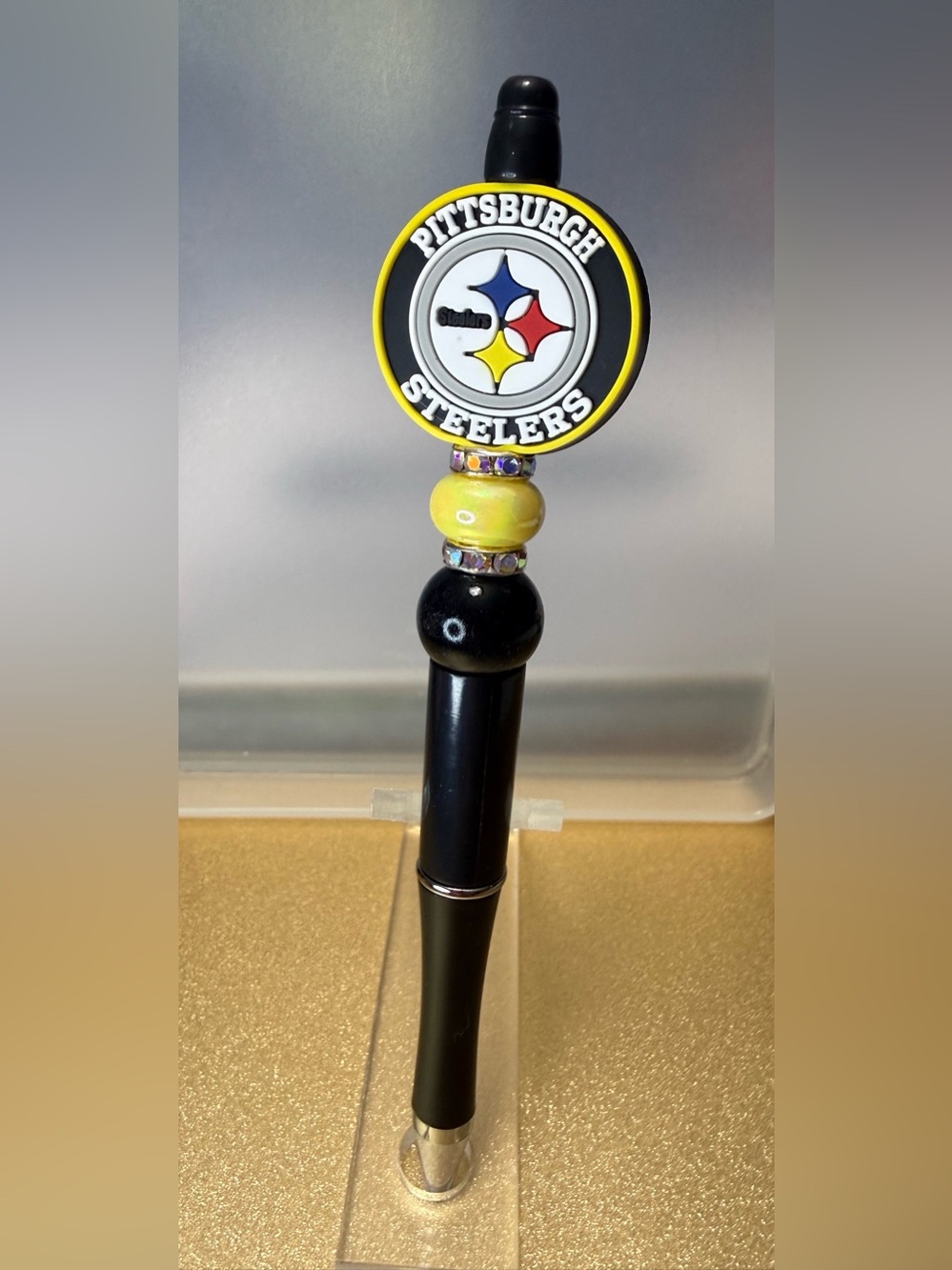 New Beaded Steelers Pen